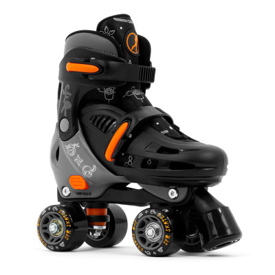 Recreational Kids Roller Skates - SFR Storm V - Ninja - Adjustable