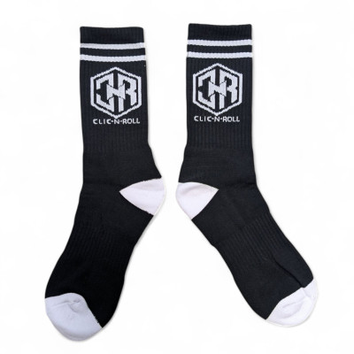 Chaussettes - CLIC-N-ROLL - Noires - Paire
