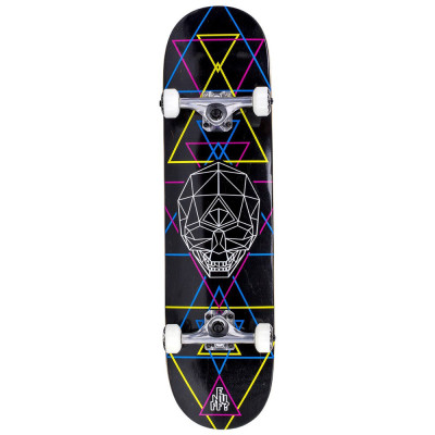 ENUFF Geo Skull CMKY 8" Complete Skateboard
