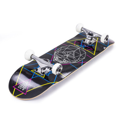 ENUFF Geo Skull CMKY 8" Complete Skateboard