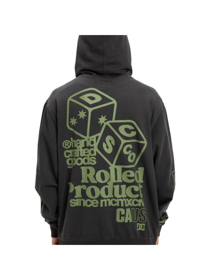 Hoodie - DC SHOES Hi Rolling - Black