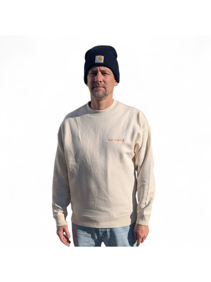 Sweatshirt - CLIC-N-ROLL Classic - Brut Naturel