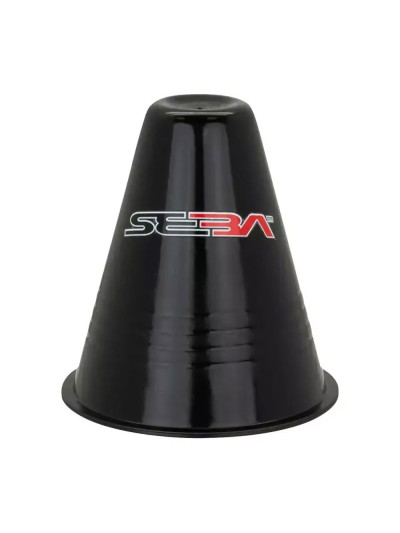 Cônes Roller Slalom - SEBA Dual Density - Noir - Jeu de 20