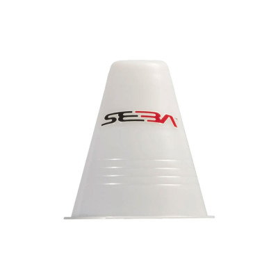 Slalom Skating Cones - SEBA Dual Density White - Set of 20