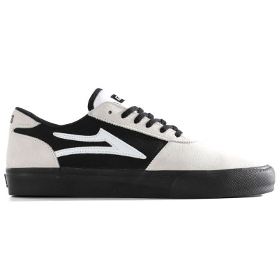 Chaussure Skate LAKAI Manchester White Suede Black