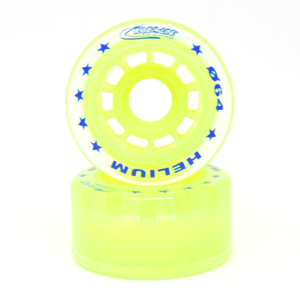 Roue Patin à Roulettes - ROLL LINE Helium - 64mm 82a - Jeu de 8