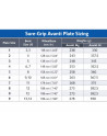 Platine SURE-GRIP Avanti Aluminium tailles