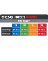 Knee Pad - TSG FORCE 3 - Black - sizing