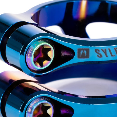 Scooter Clamp - ETHIC Sylphe V2 - Blue Chrome
