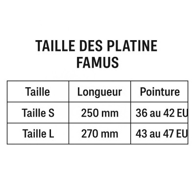 FAMUS Frame Gold Taille