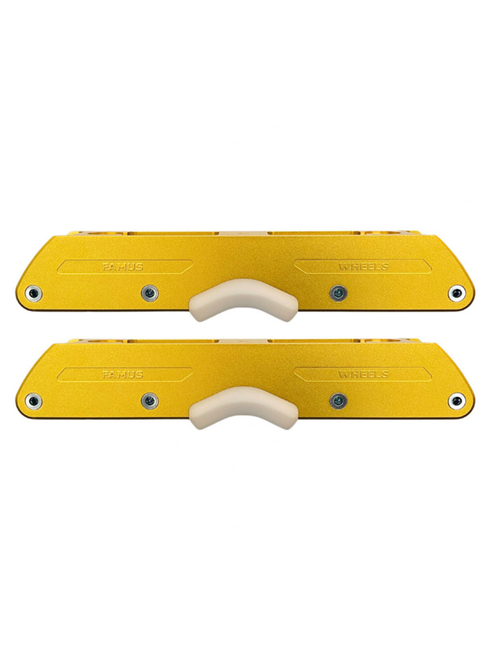 UFS Agressive Skates Frames - FAMUS Frames - Gold - Pair