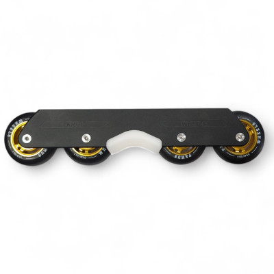 Platine Roller Agressif UFS - FAMUS Frames + Wheels - Noir - Pack
