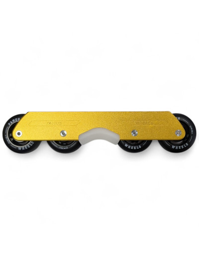 UFS Aggressive Skates Frames - FAMUS Frames + Wheels - Gold - Pack