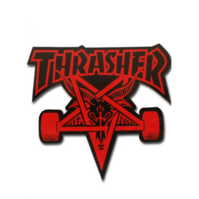 Skateboard Sticker - THRASHER Skategoat - Red - Unit
