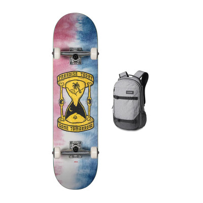 Globe G1 Gone Tomorrow 8.0" Complete Skateboard + DAKINE Backpack