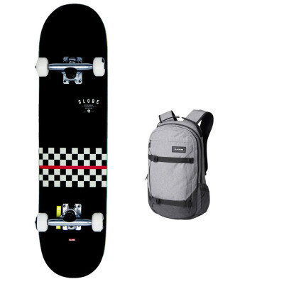 GLOBE G1 Full On Complete Skateboard + DAKINE Backpack
