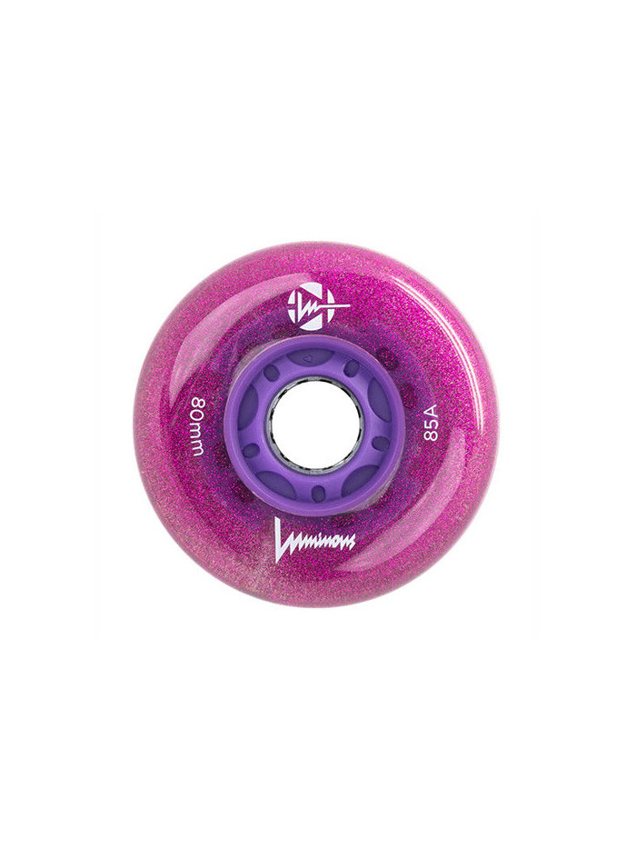 Skates Wheels - LUMINOUS - 80mm 85a - Purple Haze - Set of 4
