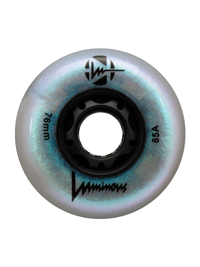 Roue Roller - LUMINOUS - 76mm 85a - Black Pearl - Jeu de 4