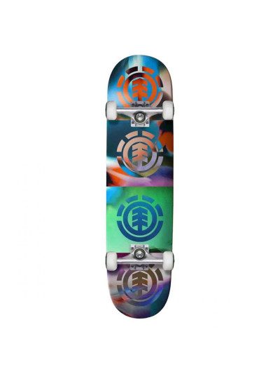 Skateboard - ELEMENT Quadrant Flowers Multi Colour - 8"