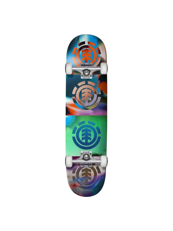 Skateboard - ELEMENT Quadrant Flowers Multi Colour - 8"