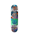 Skateboard - ELEMENT Quadrant Flowers Multi Colour - 8"
