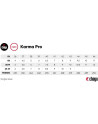 Skatepark Roller Skates - CHAYA Karma Pro - Red sizing chart