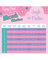 Recreational Roller Skates - MOXI - Panther Set sizing chart