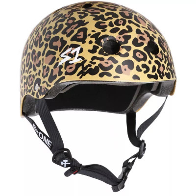 S1 Mini Lifer Tan Matte Leopard Helmet