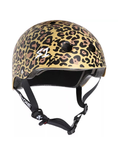 S1 Mini Lifer Tan Matte Leopard Helmet