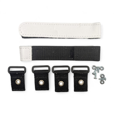 Skates Mid Strap - KEKOA 45° - White - Pair