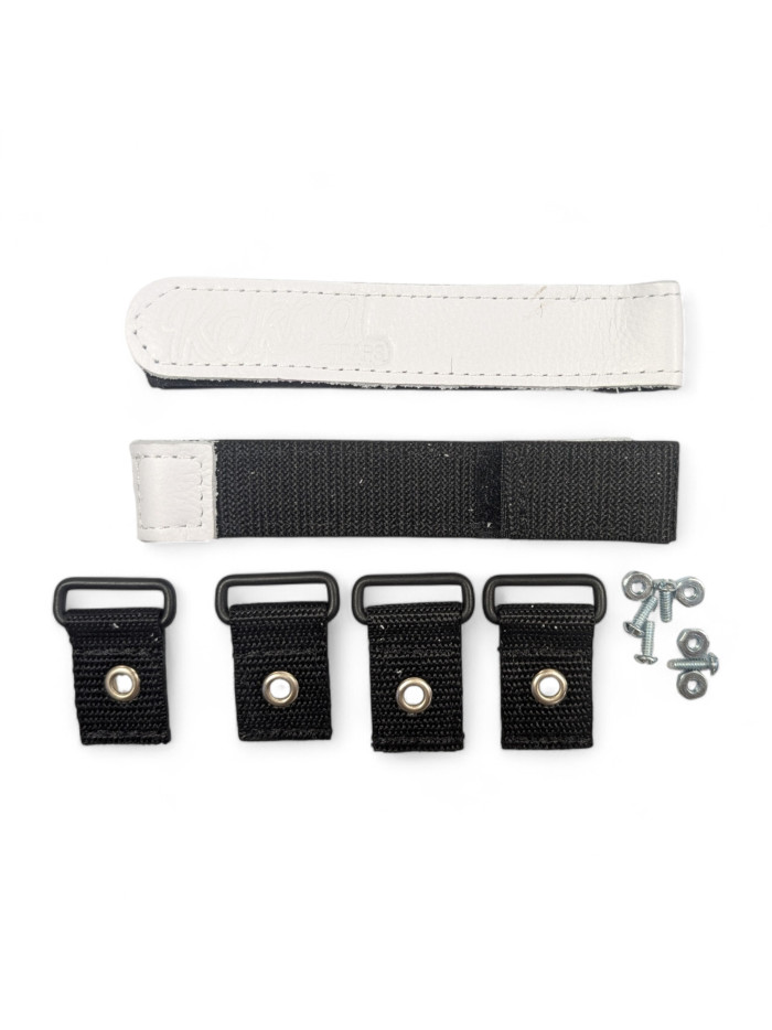 Strap Coup De Pied Roller - KEKOA 45° - Blanc - Paire