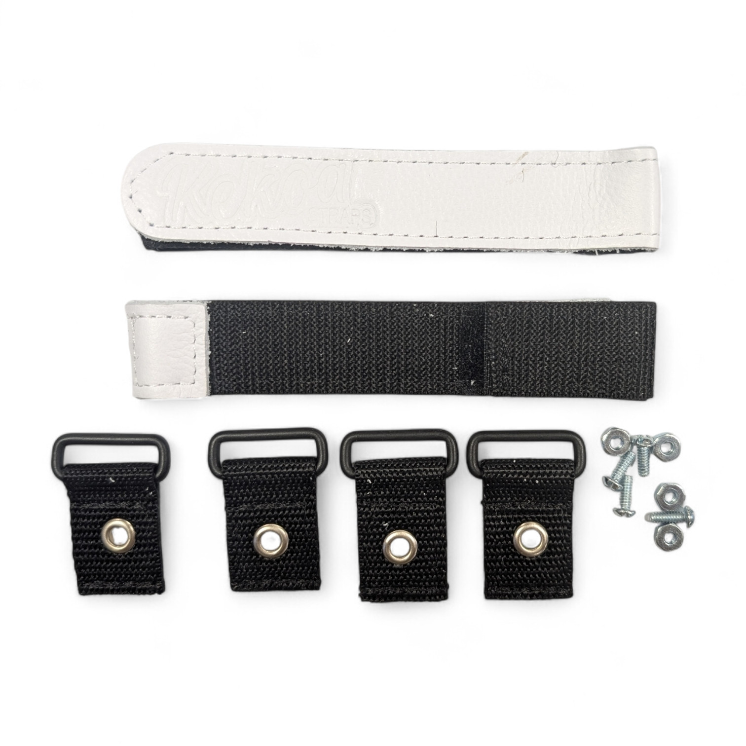 Strap Coup De Pied Roller - KEKOA 45° - Blanc - Paire