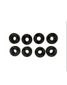 Skates Bearings - KALTIK ABEC-9 - Black - Set of 8