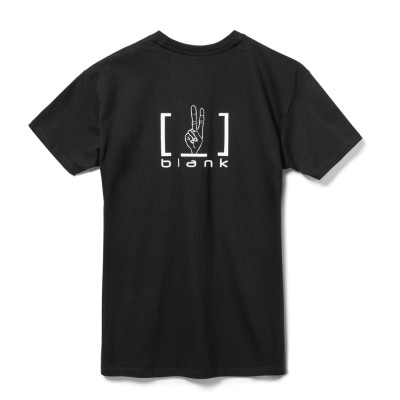 T-shirt - ROLLERBLADE Blank Peace Out - Noir