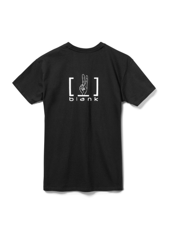 T-shirt - ROLLERBLADE Blank Peace Out - Noir