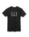 T-shirt - ROLLERBLADE Blank Peace Out - Noir