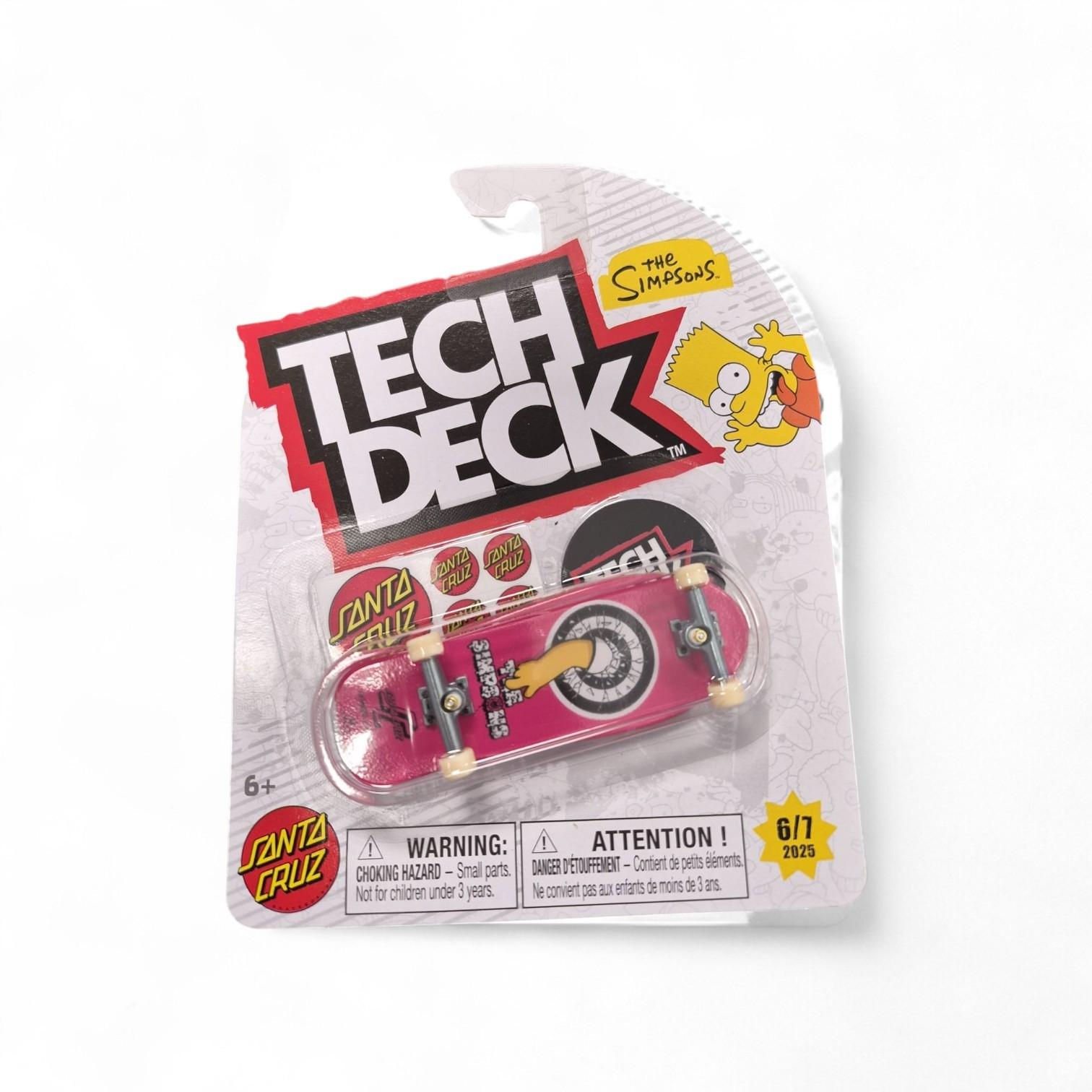 Finger Skate - TECH DECK - Santa Cruz The Simpsons - Unité