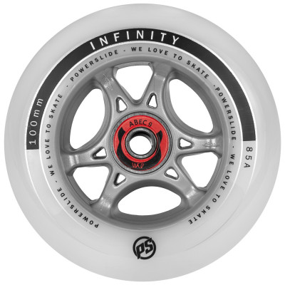 Skates Wheels - POWERSLIDE Infinity RTR - 100mm 85a Abec-9 - Set of 4