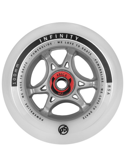 Roue Roller - POWERSLIDE Infinity RTR - 100mm 85a ABEC-9 - Jeu de 4