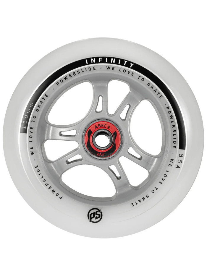 Skates Wheels - POWERSLIDE Infinity RTR - 110mm 85a ABEC-9 - Set of 3