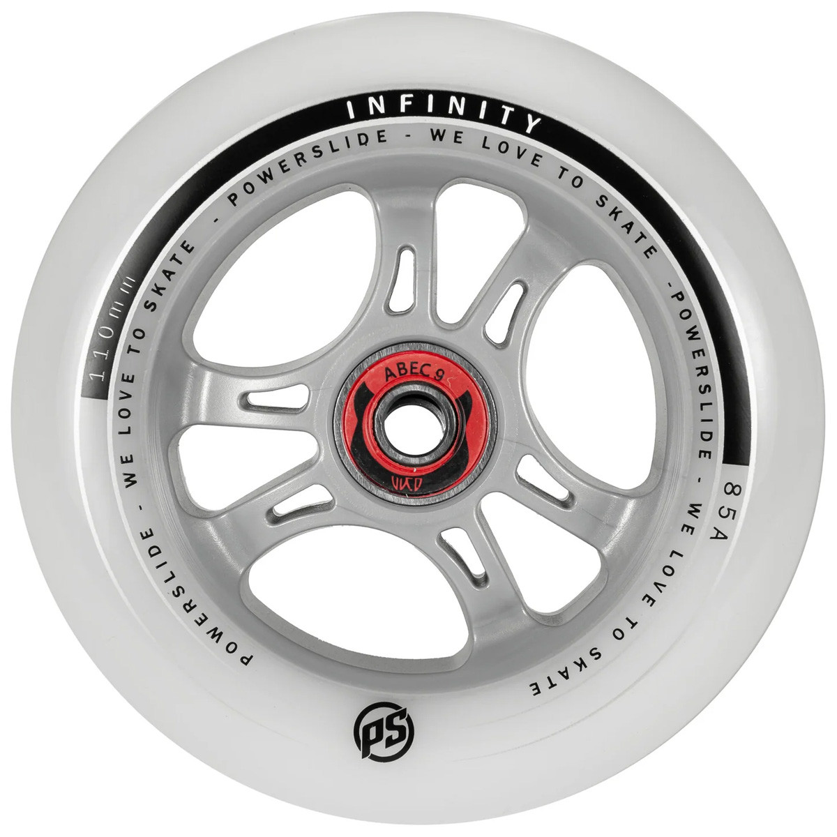 Skates Wheels - POWERSLIDE Infinity RTR - 110mm 85a ABEC-9 - Set of 3