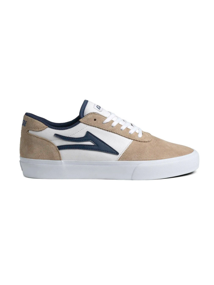 Skate Shoes - LAKAI Manchester - White Tan Navy