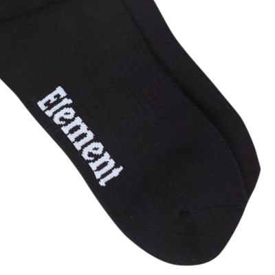 Socks - ELEMENT Icon - Flint Black - Pack of 3