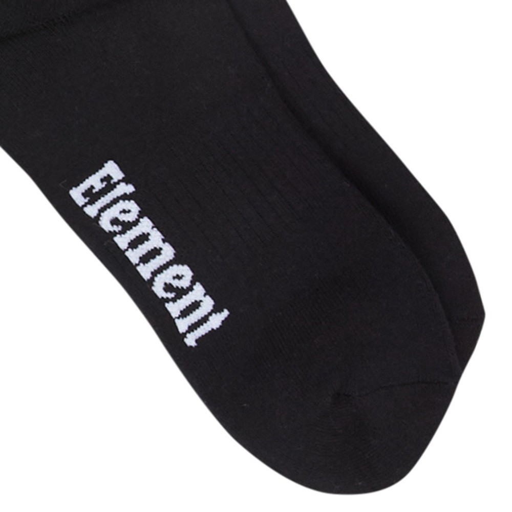 Socks - ELEMENT Icon - Flint Black - Pack of 3