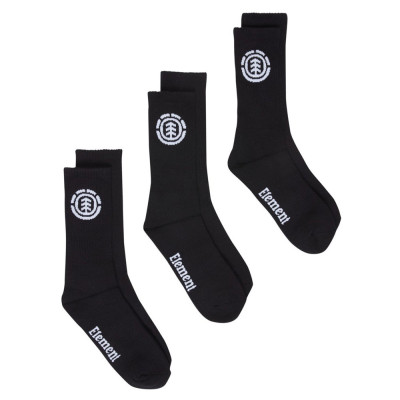 Chaussettes - ELEMENT Icon - Noir - Lot de 3