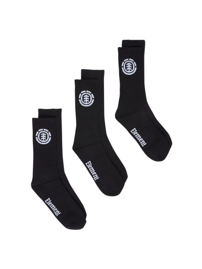Chaussettes - ELEMENT Icon - Noir - Lot de 3