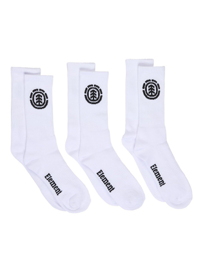Socks - ELEMENT Icon - Optic White - Pack of 3