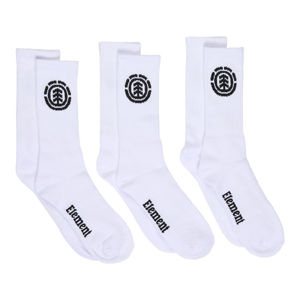 Socks - ELEMENT Icon - Optic White - Pack of 3