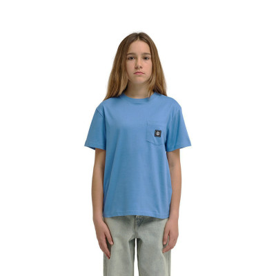 Kids T-Shirt - ELEMENT Icon Label Pocket - Blue