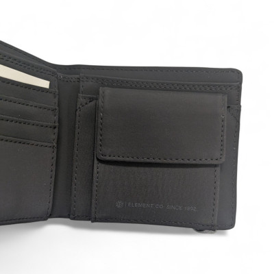 Portefeuille - ELEMENT Icon Strap Bifold - noir